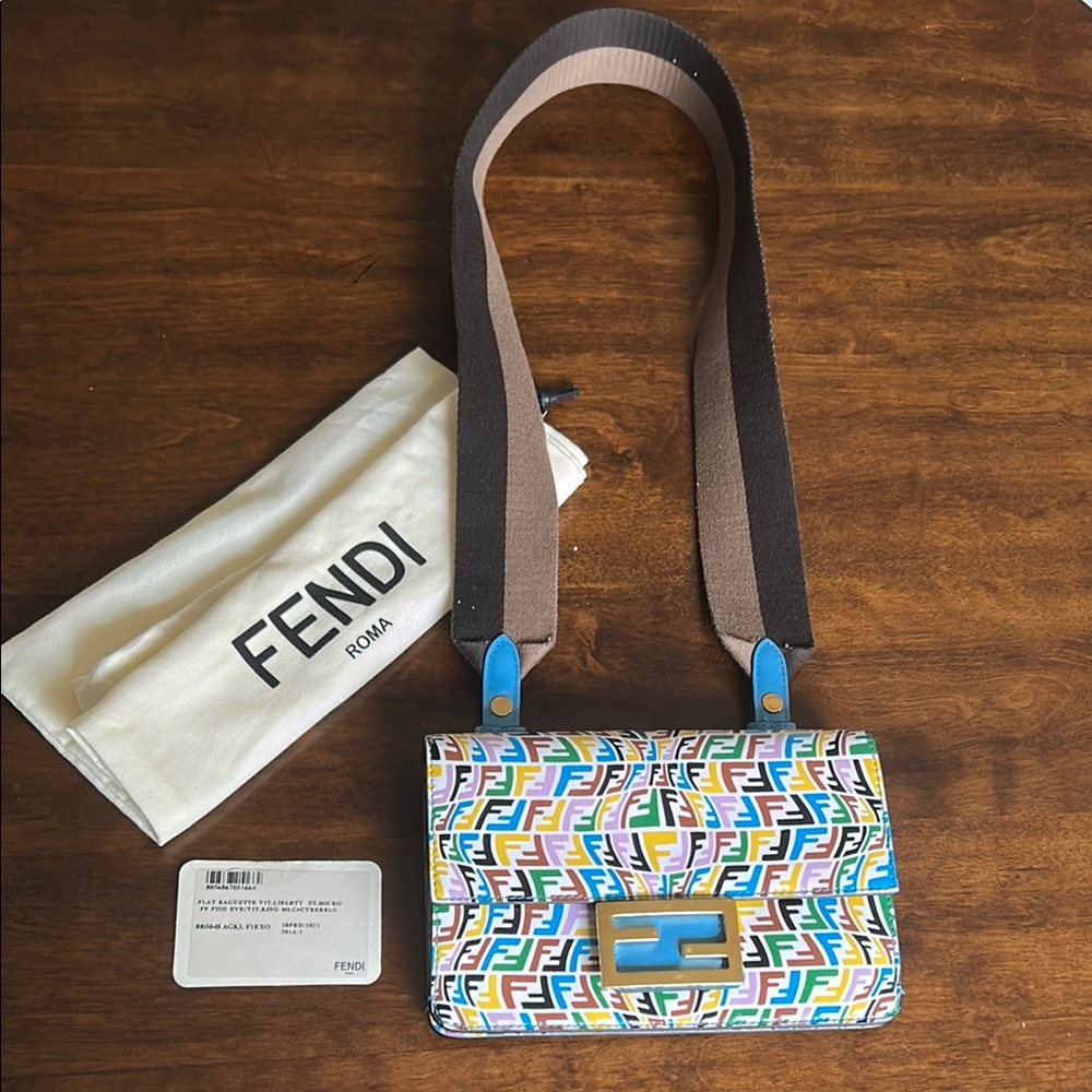 Fendi Multicolor Women's Baguette bag clutch